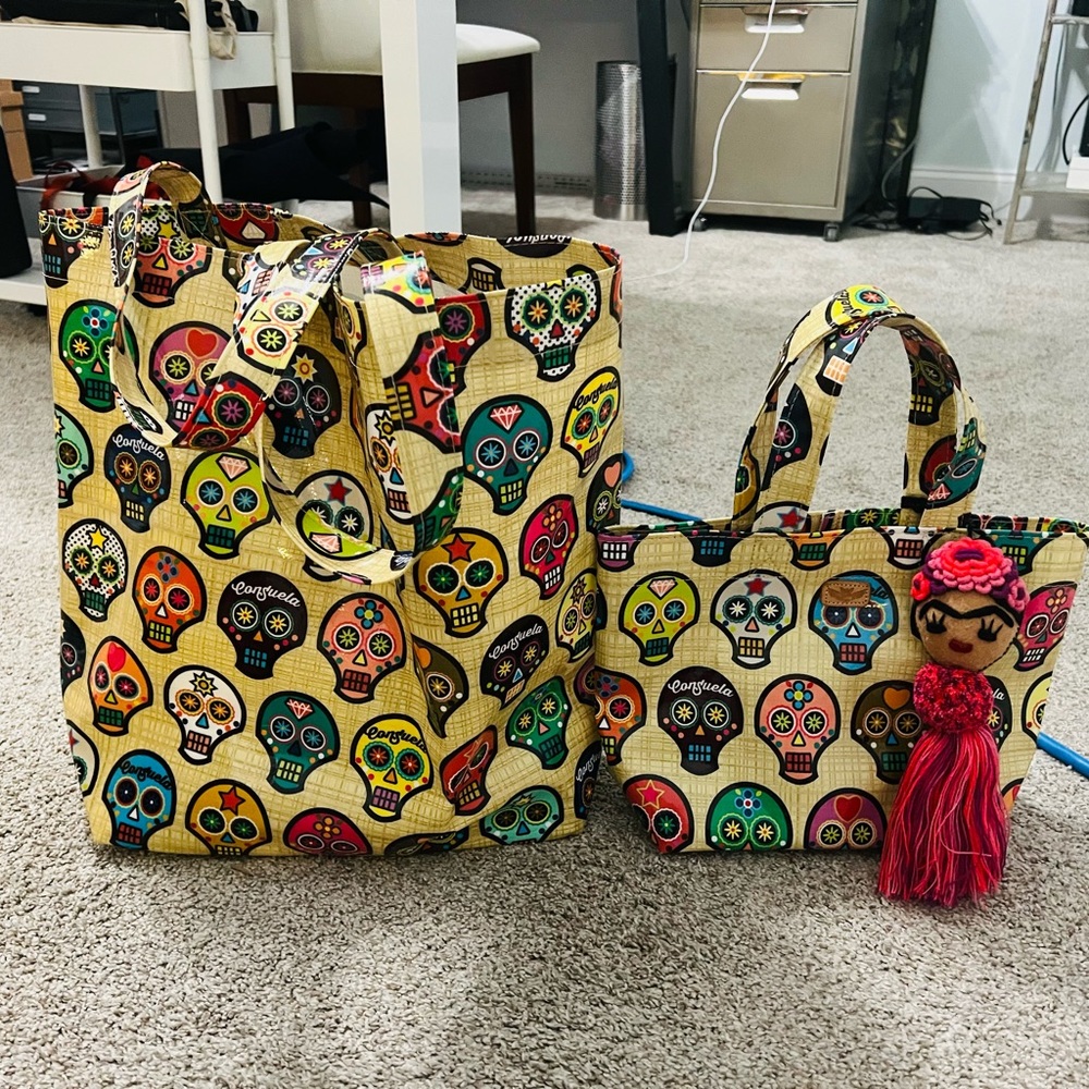 Brand new set of Consuela Day of the Fead bags! Never worn.